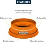Ruffwear, Bivy Collapsible Dog Bowl, 60 fl oz, Salamander Orange, Medium - Image 2
