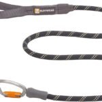 Ruffwear, Knot‑a‑Leash, Reflective 5 ft Rope Lead, Obsidian Black, Large