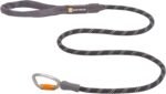 Ruffwear, Knot‑a‑Leash, Reflective 5 ft Rope Lead, Obsidian Black, Large