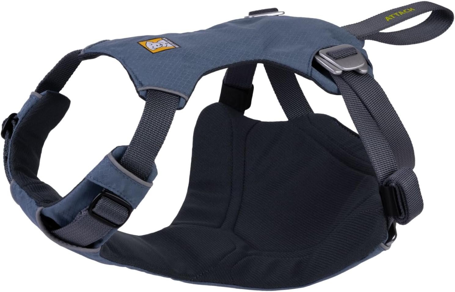 Ruffwear, Load Up Dog Car Harness, Slate Blue, Large/X-Large Ruffwear, Load Up Dog Car Harness, Slate Blue, Large/X-Large