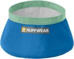 Ruffwear, Trail Runner Collapsible Dog Bowl, 4.2 Cups (1 L), Blue Pool