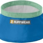 Ruffwear, Trail Runner Collapsible Dog Bowl, 4.2 Cups (1 L), Blue Pool