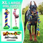 SHARLOVY Dog Rope Toy for Medium Dogs, 14 Pack Heavy Duty Dog Chew Toys - Image 2