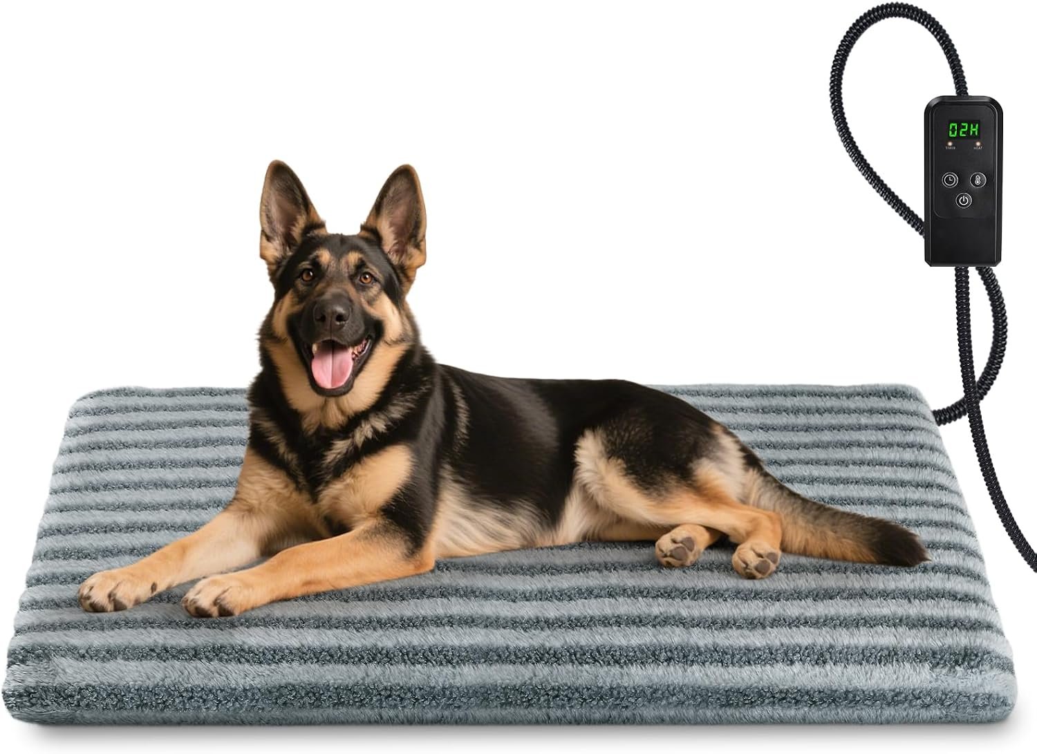 SHU UFANRO XL Pet Heating Pad, Adjustable Temperature with Timer, 47″ x 28″ SHU UFANRO XL Pet Heating Pad, Adjustable Temperature with Timer, 47″ x 28″