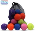 SHYUJAJIE Tennis Ball,20 Pack Practice Balls Bulk,Dog Balls with Mesh Bag - Image 2