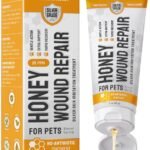 SILVER GRADE Dog Wound Care with Manuka Honey & Colloidal Silver for Scratches & Skin Irritations – Cat & Dog Hot Spot Treatment Gel Works as Honey Rapid Wound Repair for Horses – for All Pets – 2-Oz