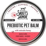 SKOUT'S HONOR Prebiotic Pet Balm for Dogs and Cats, 2 oz