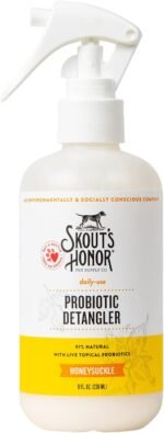 SKOUT'S HONOR Probiotic Dog Detangler Spray, 8 oz