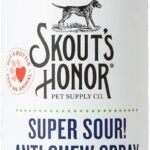 SKOUT’S HONOR Super Sour! Anti Chew Spray for Dogs and Puppies, 8 oz