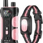 SLOPEHILL Dog Shock Collar ,4200FT Dog Training Collar with Remote,Pink