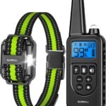 SLOPEHILL Dog Training Collar,4200FT Shock Collar for Dogs 8-140lbs,Green