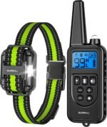 SLOPEHILL Dog Training Collar,4200FT Shock Collar for Dogs 8-140lbs,Green