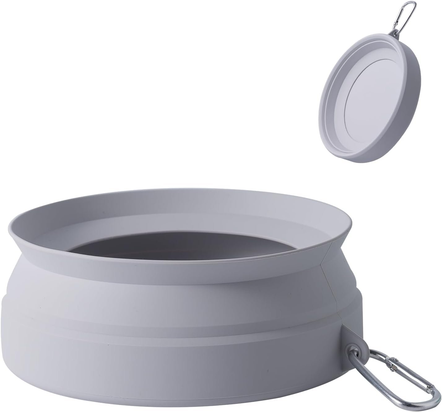 SLSON Spill Proof Dog Water Bowl for Cars,Collapsible No Splash Dog Travel Bowls Integrated Molding Portable Pet Bowl for Vehicle Road Trip Truck,RV,SUV,Boat Accessories (Cold Grey) SLSON Spill Proof Dog Water Bowl for Cars,Collapsible No Splash Dog Travel Bowls Integrated Molding Portable Pet Bowl for Vehicle Road Trip Truck,RV,SUV,Boat Accessories (Cold Grey)