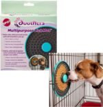 SPOT Soothers Multipurpose Dog Lick Mat - 6in Slow Feeder & Crate Enrichment Toy for Small & Medium Dogs and Puppies, Food-Grade Rubber, Dishwasher Safe, Anxiety & Boredom Relief