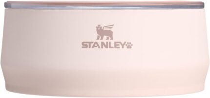 STANLEY Pet Bowl with Lid, 24 oz (3 Cups), Rose Quartz