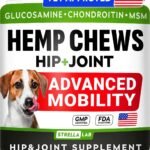 STRELLALAB Advanced Joint Hemp Chews for Dogs – Hip&Joint Pain Relief Treat