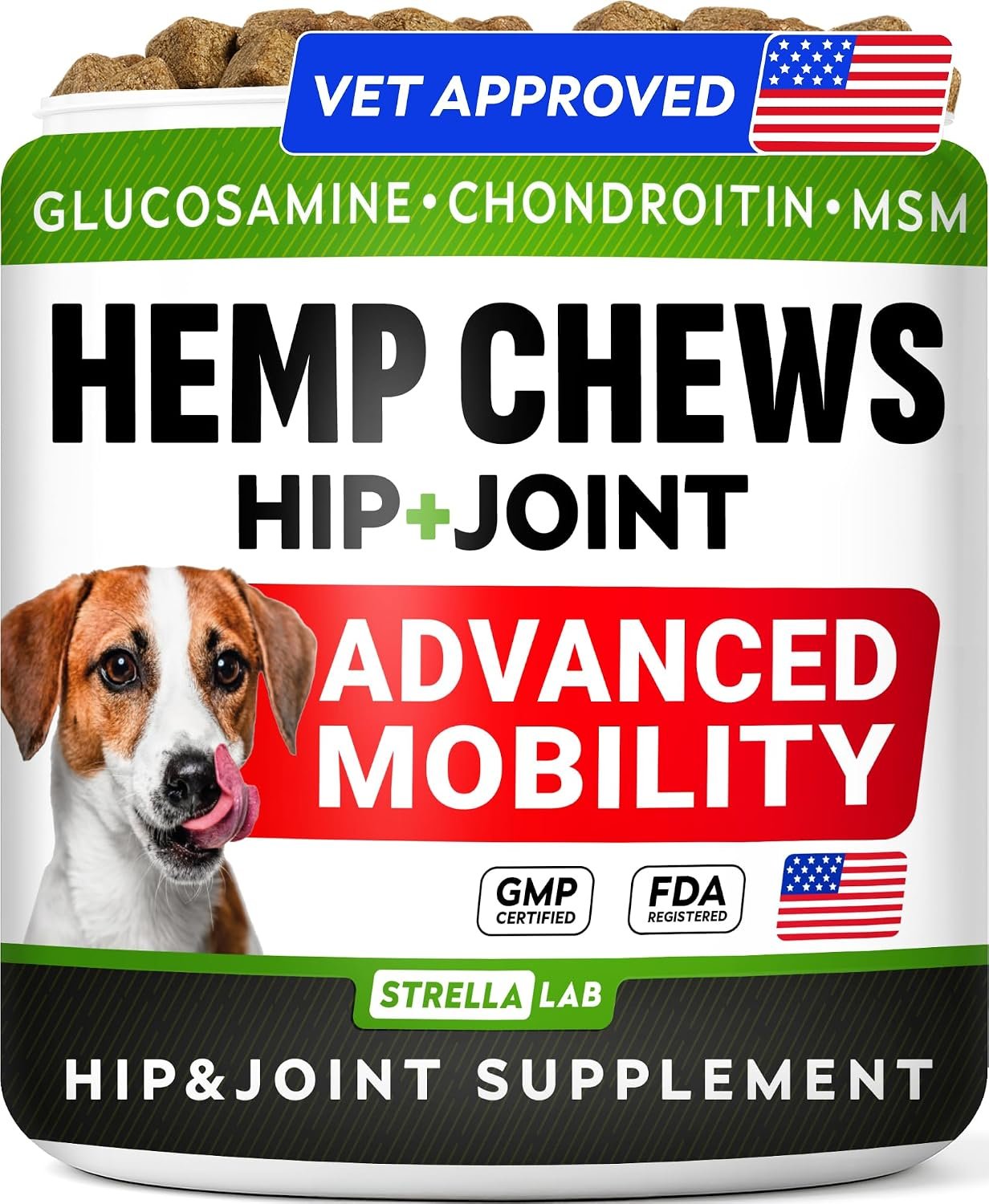 STRELLALAB Advanced Joint Hemp Chews for Dogs – Hip&Joint Pain Relief Treat STRELLALAB Advanced Joint Hemp Chews for Dogs – Hip&Joint Pain Relief Treat