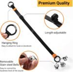 SVD.PET Dog Door Bell with Hanging Ring, Dog Bells to Go Outside for Potty Training, Can Attach to Door Knob or Anywhere Near The Door, Height Adjustable, Loud Jingle Bells for Puppies (Navy Blue) - Image 2