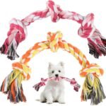 SZEE Dog Rope Toy 2-Pack, Rope Toys for Dogs, Suitable for Small Breeds