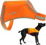 SafetyPUP XD Lite Blaze Orange Reflective Dog Vest – High Visibility Hunting & Safety Vest with Lightweight Mid-Back Coverage. Apparel Gear for Small Medium and Large Breeds