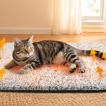 Self Warming Cat Bed, 2.0 Upgraded Thermal Mat for Indoor Cats, 15 x 19 In