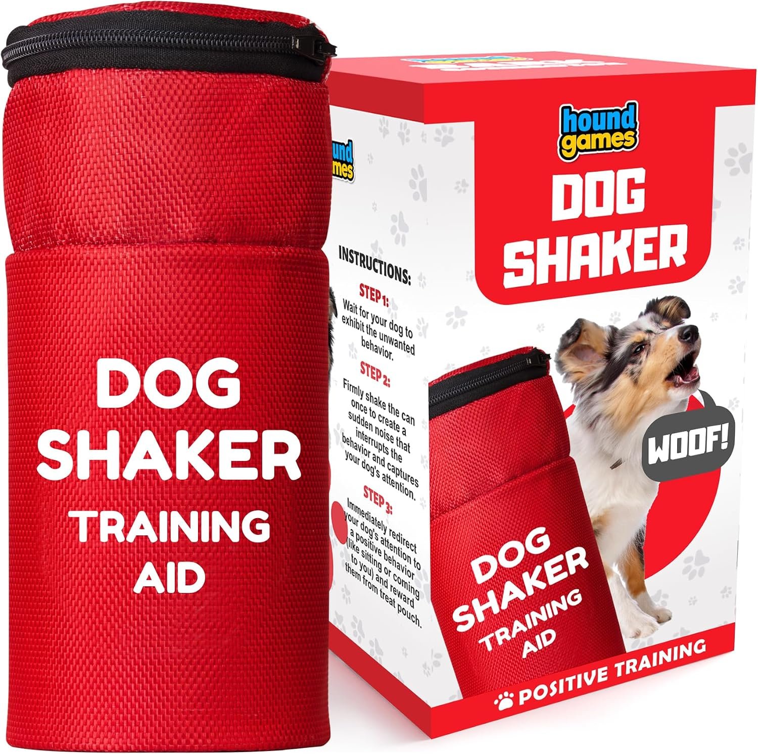 Shaker Can for Dogs, Dog Training, Stop Barking, Behavior Aid, No Shock Shaker Can for Dogs, Dog Training, Stop Barking, Behavior Aid, No Shock