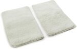 Sherpa Replacement Liners for Travel Pet Carriers - Soft Absorbent Cat & Dog Kennel Pad with Waterproof Backing, Machine Washable Crate Pads, 19x12.25in - 2 Pack, White, Large