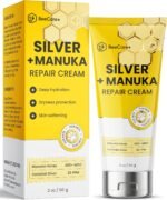 Silver + Manuka Repair Cream for Hot Spot Treatment for Dogs – Helps with Scratches, Irritations, Bites & Cuts – Cat Wound Care Ointment for Dry Skin – Suits for All Pet Breeds, Ages & Sizes – 2 oz