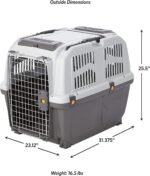 Skudo by MidWest 32-Inch Travel Carrier, Gray, Fits Pets up to 40 lbs - Image 2