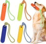 Skylety 4 Pack Floating Dog Toy with Rope Handle