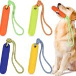 Skylety 4 Pack Floating Dog Toy with Rope Handle