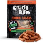 Slammin Sausage Soft Dog Treats, High Protein Chicken Chews