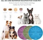 Slow Feeder Dog Bowl for Large & Small Pets, Anti Choking Puzzle Dog Food Bowl with Non-Slip Base, Interactive Pet Slow Eating, Silicone Cat Feeder for Puppies & Cats - Image 2