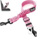 SlowTon Dog Car Seat Belt, 3 in 1 Latch Bar Attachment Dog Safety Seatbelt