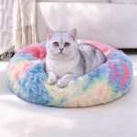Small Dog Bed for Small Dogs, Washable Donut Cat Beds for Indoor Cats