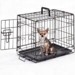 Small Dog Crate 18 Inch Foldable Single Door Dog Cage Pet Kennel