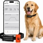 Smart Dog Health Monitor Collar, Heart Rate & Respiratory Rate Monitor, Activity & HRV Tracking, App Wellness Reports, IP67 Water Resistant, No Monthly Fee