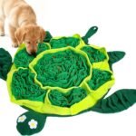 Snuffle Mat for Dogs – Interactive Puzzle Feeding Game for Stress Relief & Foraging Skills | Dog Toys to Keep Them Busy | Small/Medium/Large Dogs Turtle Design