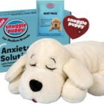 Snuggle Puppy Heartbeat Toy, Calming Comfort, Medium Breeds – Cream