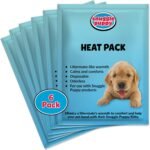 Snuggle Puppy Replacement Heat Packs for Dogs (6 Count) - Disposable Pet Comfort Warmers for Puppy Anxiety Relief - Odorless, Non-Toxic, All Natural - Fits All Snuggle Puppy Styles