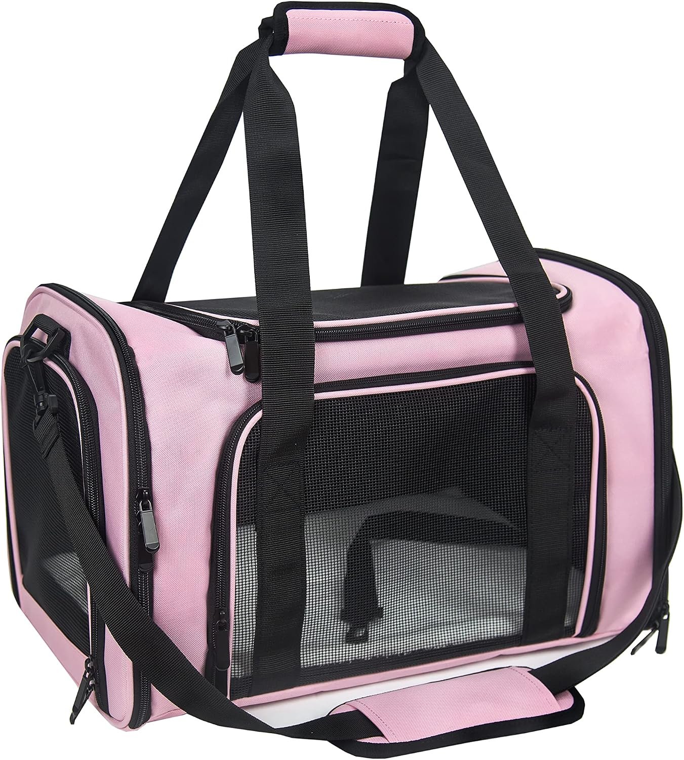 Soft Sided Carrier for Small Medium Cats Dogs,TSA Airline Approved Collapsible Travel Pet Carrier Medium Pink Soft Sided Carrier for Small Medium Cats Dogs,TSA Airline Approved Collapsible Travel Pet Carrier Medium Pink