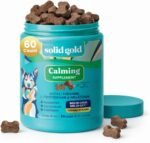 Solid Gold Calming Chews for Dogs with Melatonin for Storms & Travel, 60ct