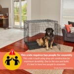 Solutions by Midwest 54-Inch Double Door Crate, Giant Breed Dogs, 100+ lbs - Image 2