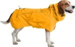 Spark Paws Dog Raincoat - Waterproof Rain Jacket w/Hood, Full Coverage