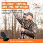 SportDOG Brand Competition Mega Whistle - Hunting Dog Training Whistle with Easy-to-Blow Design - Protects Handlers Ear - Black - Image 2