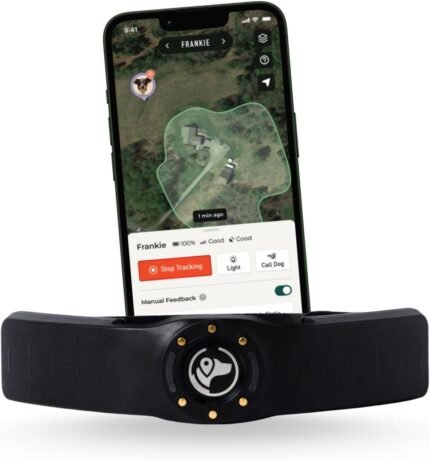SpotOn Nova GPS Dog Fence Collar, App-Controlled Wireless Fence