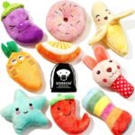 Squeaky Dog Toys for Small Medium Dogs, 9 Pack Stuffed Puppy Teething Toys