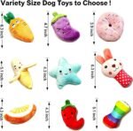 Squeaky Dog Toys for Small Medium Dogs, 9 Pack Stuffed Puppy Teething Toys - Image 2