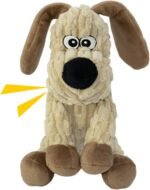 Squeaky Stuffed Dog Toys, Chew Dog for Large Medium Small Breeds