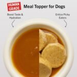 Stella & Chewy's Human-Grade Grass-Fed Beef Bone Broth for Dogs - Joint & Gut Health Liquid Food Topper with Collagen & Turmeric, 16 Fl Oz Resealable Pouch - Image 2